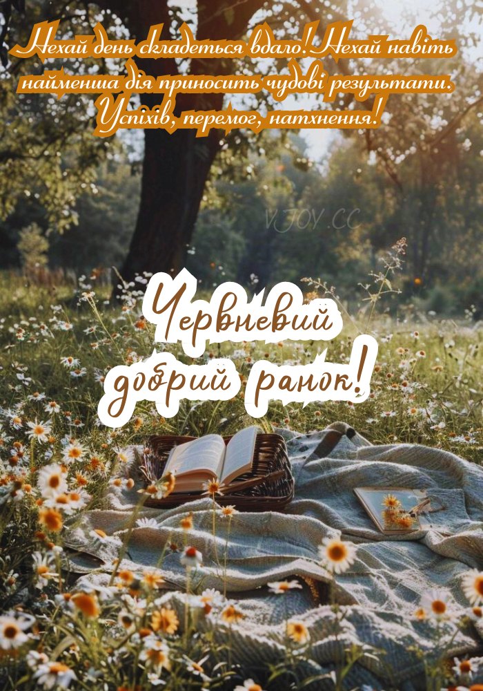 Добрий ранок червня! - картинка. 