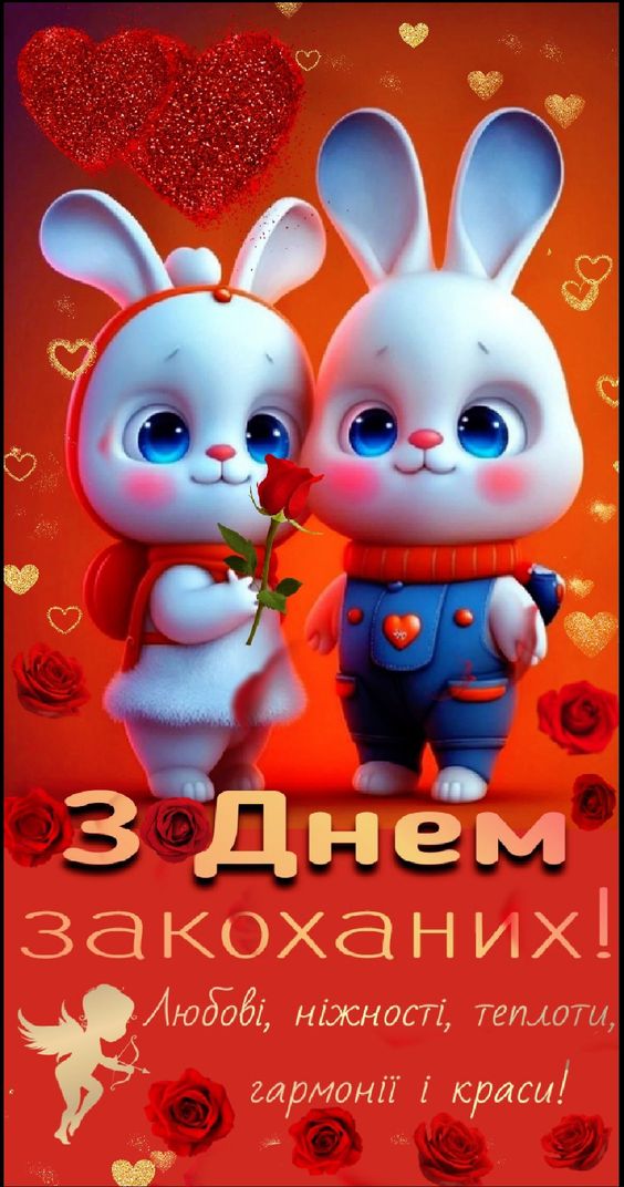 Картинки привітання - З Днем Святого Валентина! (56 фото)