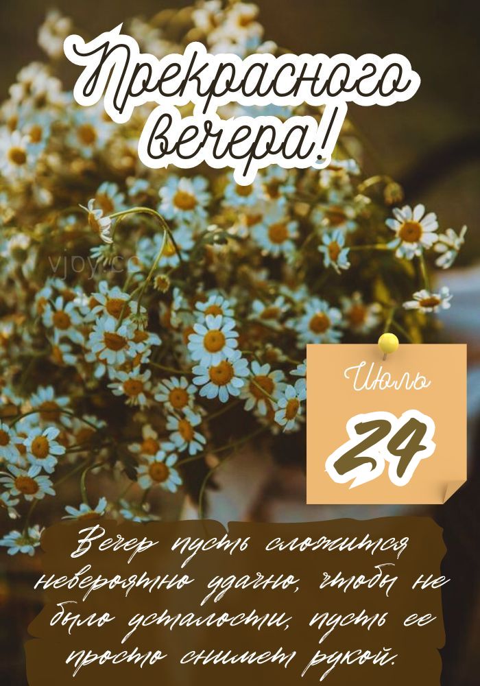 Доброго вечера 24 июля!