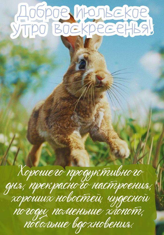 Июль, доброе утро!