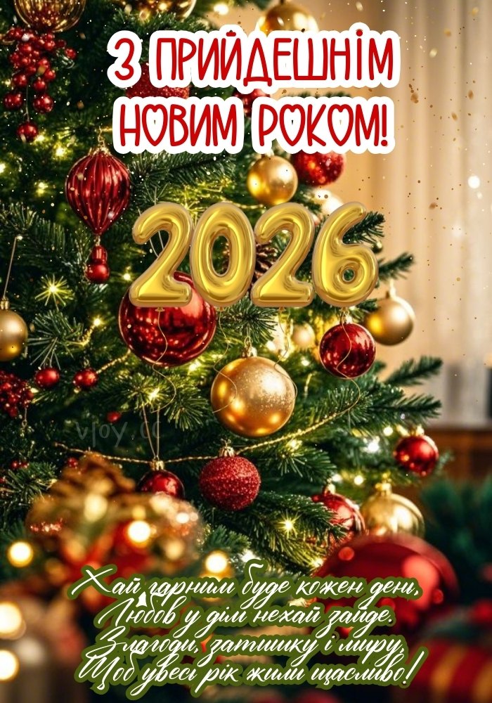 Нехай наступаючий рік 2026 принесе тепло, любов