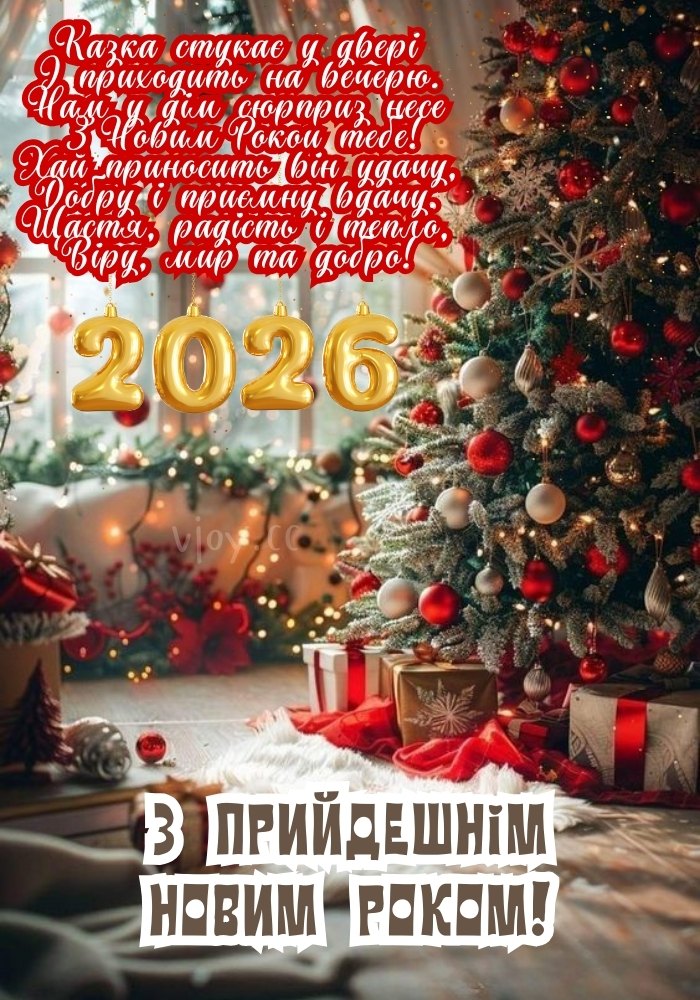 прийдешнім Новим роком 2026