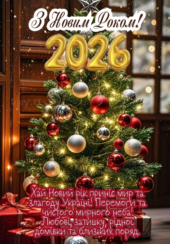 Нехай рік 2026 стане часом здійснення бажань.