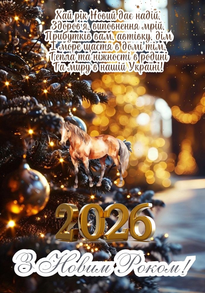 Хай 2026 рік подарує вам багато щасливих моментів.