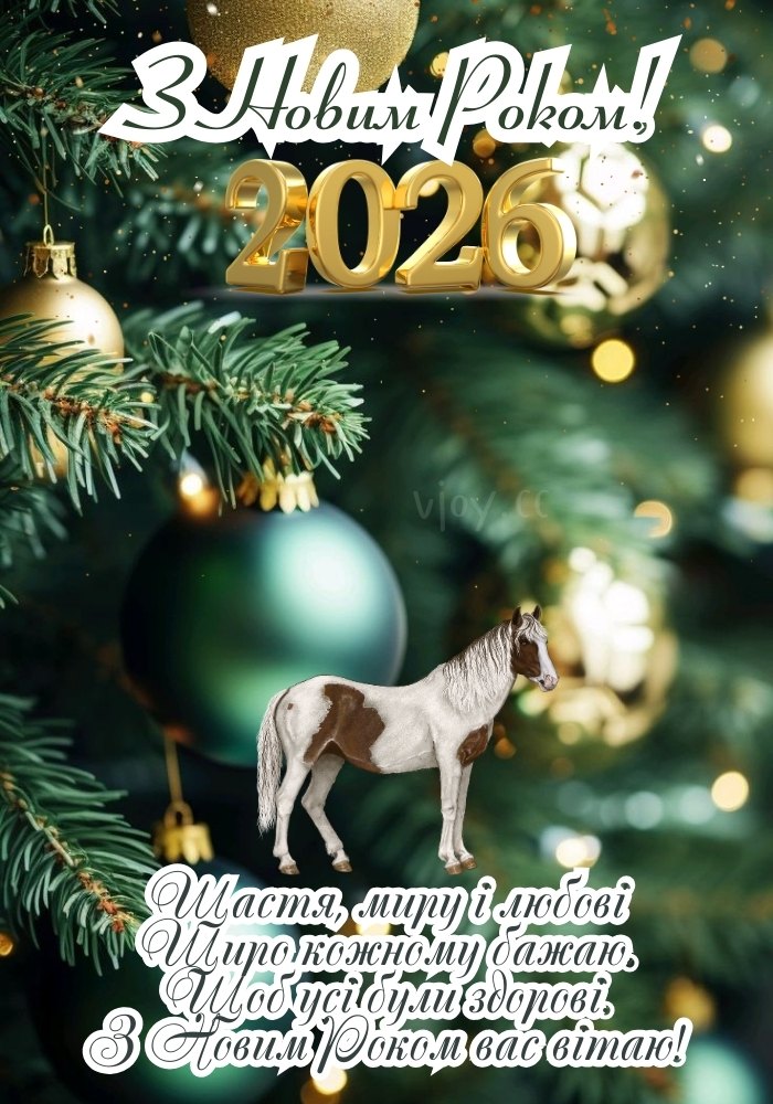 З Новим Роком Коня 2026!