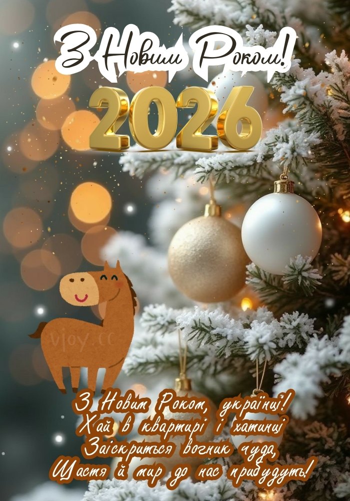 З Новим роком 2026