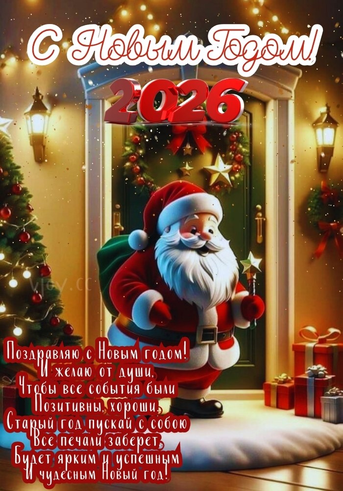Пусть 2026 год начнётся с улыбок - С Новым годом.