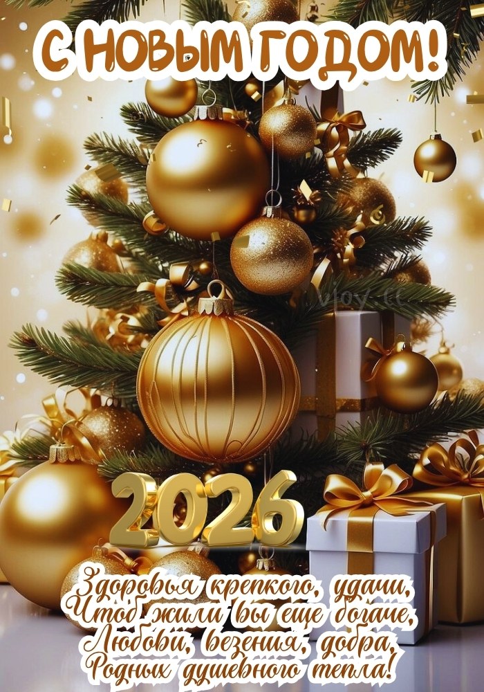 Душевное пожелание С Новым годом 2026