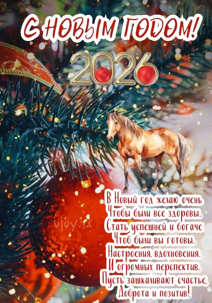 Пусть С Новым годом 2026 жизнь станет мягче и светлее.