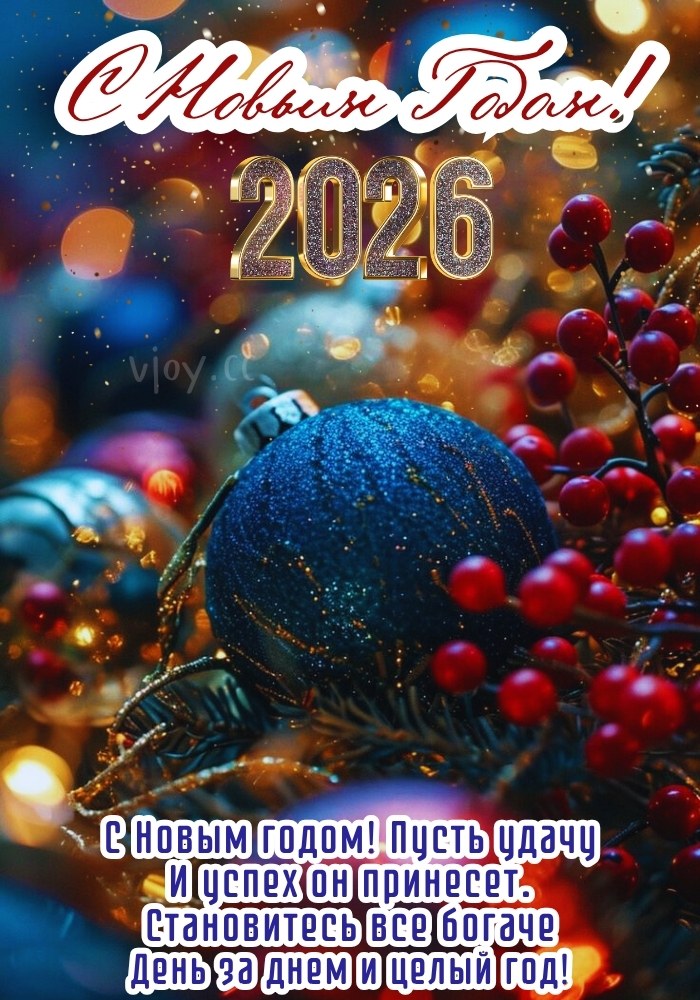 С Новым годом 2026 - пусть любовь согревает каждый день.