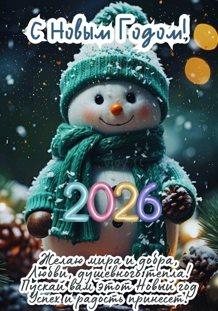 Душевное поздравление С Новым годом 2026